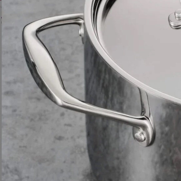 5 Quart Tri Ply Clad Stainless Steel Covered Dutch Oven with Lid - Picture 4 of 9